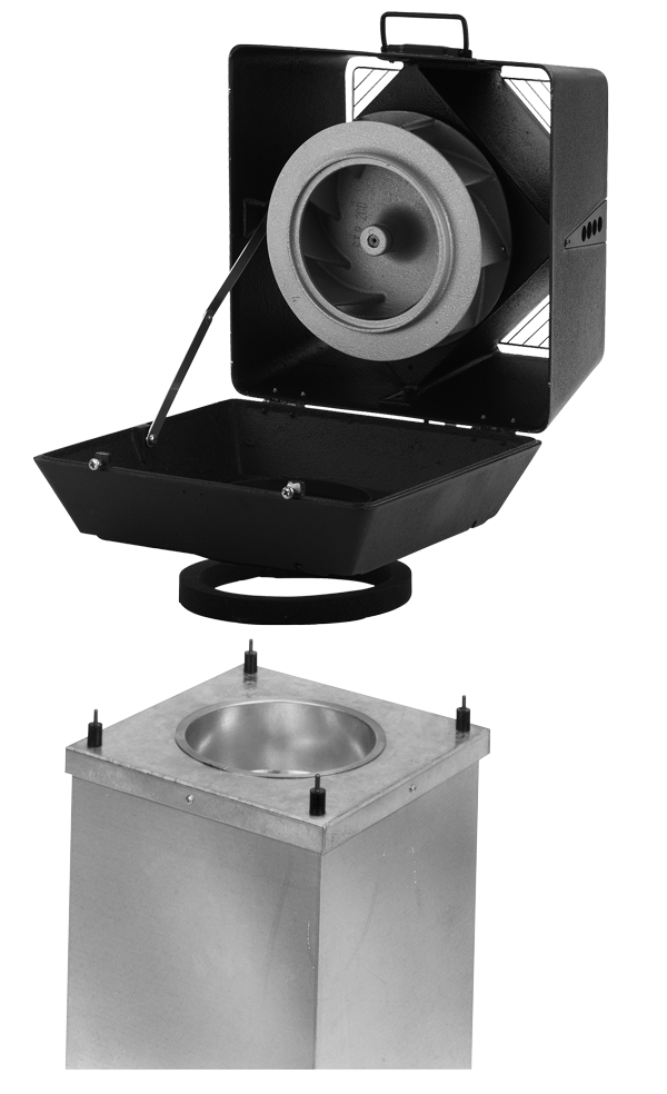DESIGN

DTV is made of cast aluminium, which gives it a high corrosion resistance (Corrosion class C4 according to EN ISO 12944–2). It is painted in black RAL 7021, a suitable colour for most roofs.